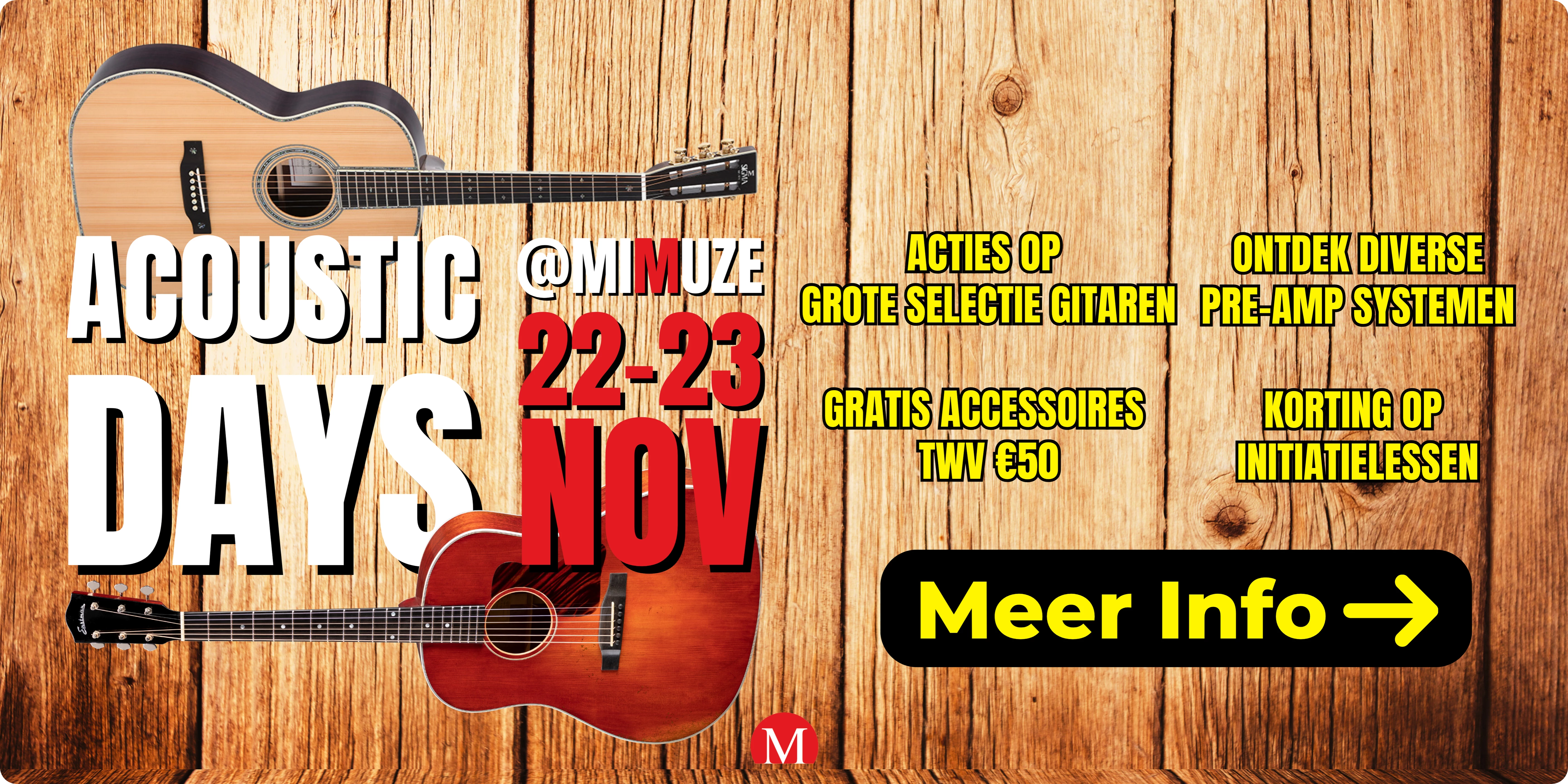 Acoustic Days muziekwinkel