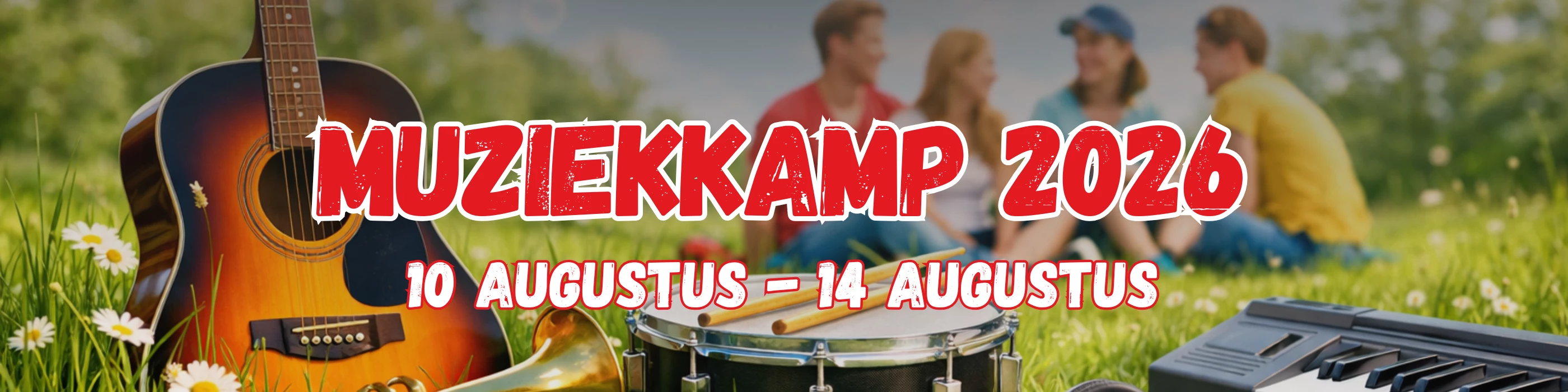 Banner Muziekkamp 2026