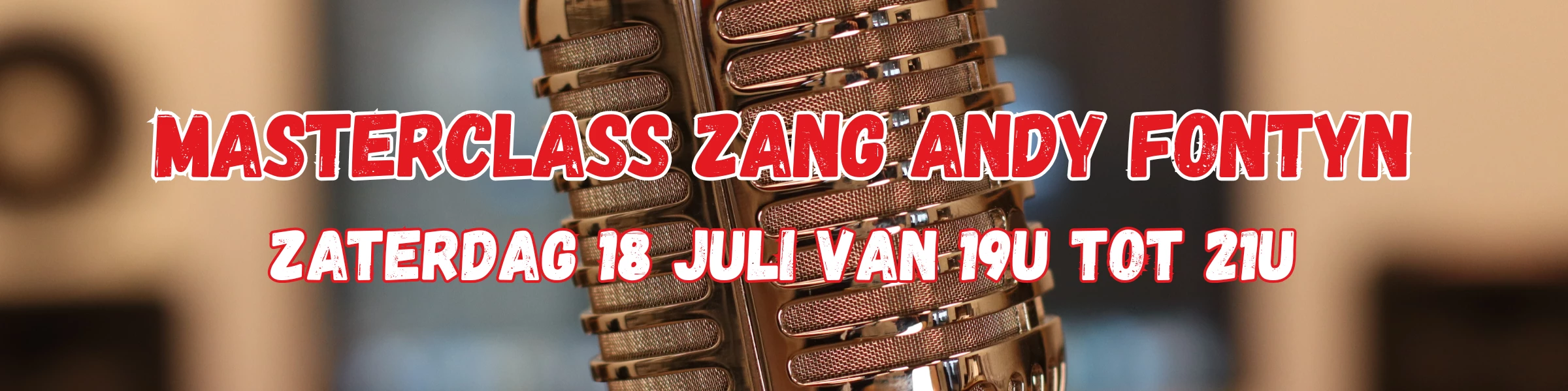 Banner Masterclass Andy Fontyn